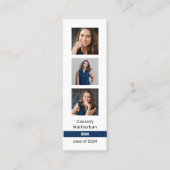 QR de Naam van het Afstuderen van de codefotograad Contactkaartje (Voorkant)