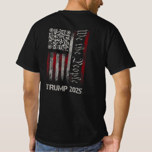 QR Flag Funny Trump Dance Code Wij Het Volk T-shirt