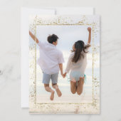 *~* QR Glitter - Weddenschap Website AR6 Opslaan D Save The Date (Achterkant)