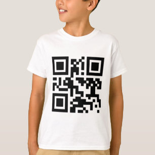 QR "Happy Sabbat!" code. T-shirt