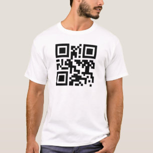 QR "Happy Sabbat!" code. T-shirt
