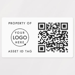 QR het Bezit van identiteitskaart van de Activa va Labels