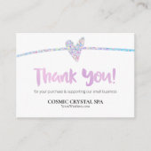 *~* QR Holo RAINBOW - DANK U LOGO AP8 Review Informatiekaartje (Voorkant)