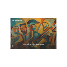 QR Home Deco Jazz Muziek Hoorn Ingang Rug Welkom M