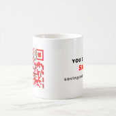 "QR je" tasse rouge SÛRE (Centre)