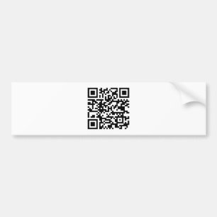 QR Kode Bumpersticker