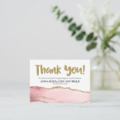 *~* QR Logo DANK U Review Aqate Branding AP8 Informatiekaartje (Staand voorkant)