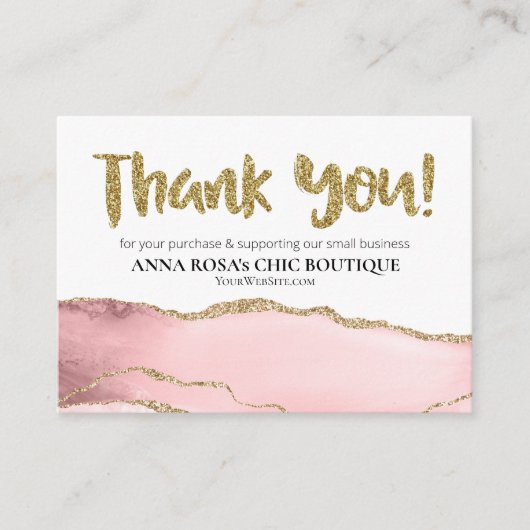 *~* QR Logo DANK U Review Aqate Branding AP8 Informatiekaartje (Voorkant)