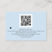 *~* QR Logo Dank u Universum Lotus Branding AP3 Informatiekaartje (Achterkant)