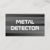QR metaaldetector scannen Visitekaartje (Voorkant)