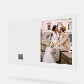 QR moderne | Merci photo et bienvenue (Angle)