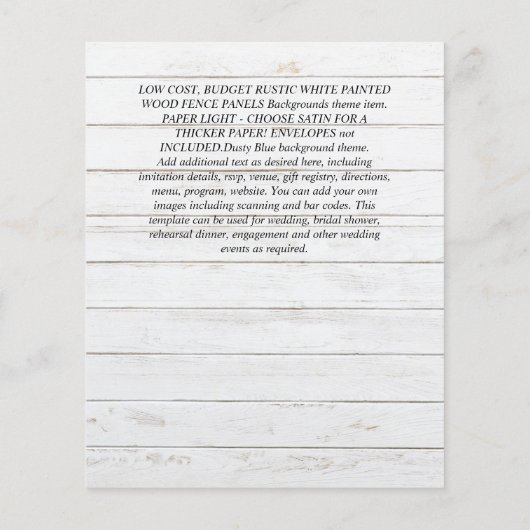 QR Scanning Code Wedding Inviting Diamond Chic Flyer (Achterkant)