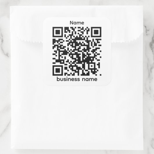 QR Sticker Template (Tas)