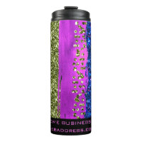 *~* QR SWAG Animal Print Glitter Rainbow