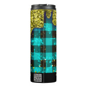 *~* QR SWAG Rustige kerstdrip Thermosbeker (Achterkant)