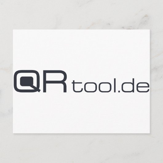 QR-tool Briefkaart (Voorkant)