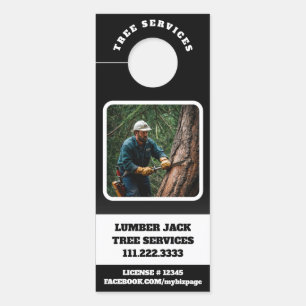 *~* QR Tree Services Lumber Jack Door