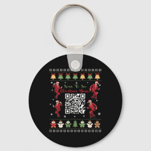 QR Trump Dance Code President Dance Code Kerst Sleutelhanger