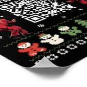 QR Trump Dance Code President Scan voor instructie Poster (Hoek)