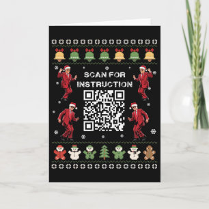 Qr Trump Dans Code President Scan Voor Instructie Kaart