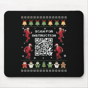 Qr Trump Danscode President Scan Voor Instructie Muismat