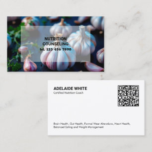 QR voedingsdeskundige diëtist Visitekaartje