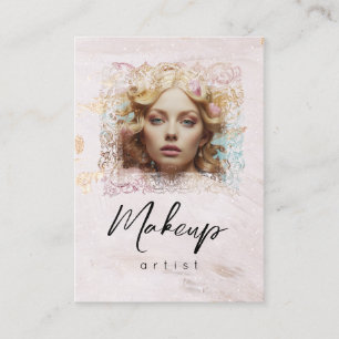 *~* QR Vrouwen Girly Lavendel Roos Glam Visitekaartje