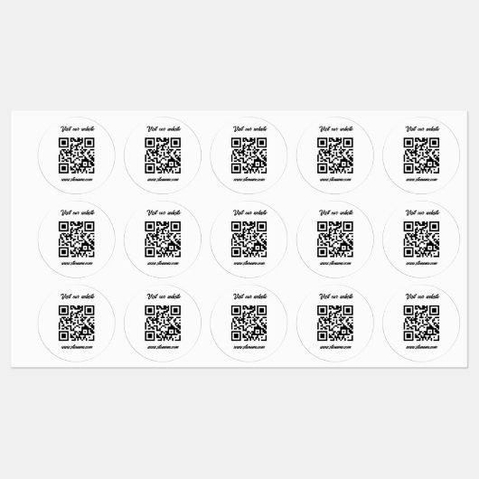 QRcode Lable Sticker (Vel)