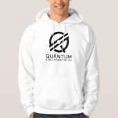 QSI Secondary - Zwart Inkt - Mannen Hoodie (Voorkant)