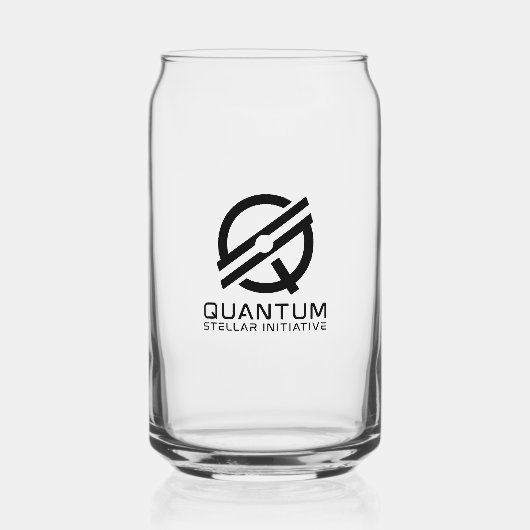 QSI Secundaire Logo - Pint Glass Blikvorm Glas (Voorkant)
