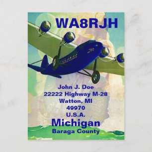 QSL Briefkaarten HAM Radio op Bermuda Triangle Gho