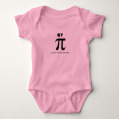 QT pi ... jersey onsie Romper (Voorkant)
