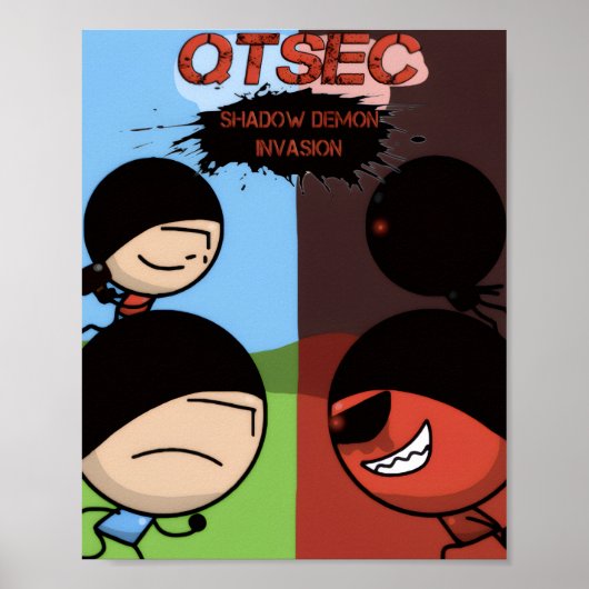 QTSEC Shadow Demon Invasion Poster (Voorkant)