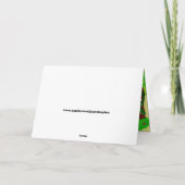 QU'A DIT LA carte EASTER BUNNY (Dos)