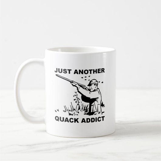Quack Addict Funny Mug (Gauche)