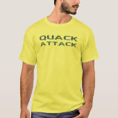 Quack Attack  Verstoord (Donkergroen) T-shirt (Voorkant)