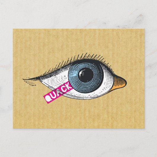 Quack briefkaart (Voorkant)
