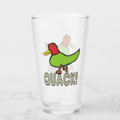 Quack Duck Quacking Glas (Voorkant)