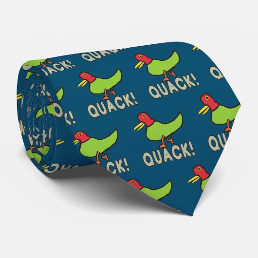 Quack Duck Quacking Stropdas (Opgerold)
