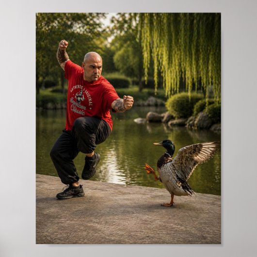 Quack Fu Showdown Poster (Voorkant)