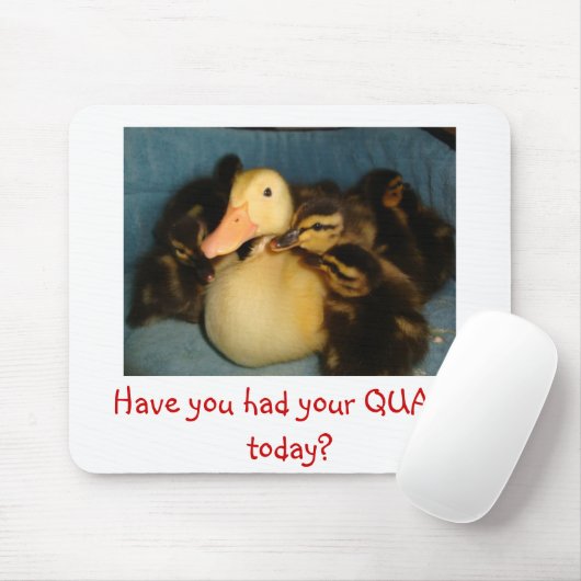 Quack mousepad muismat (Met muis)