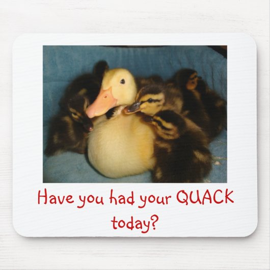 Quack mousepad muismat (Voorkant)