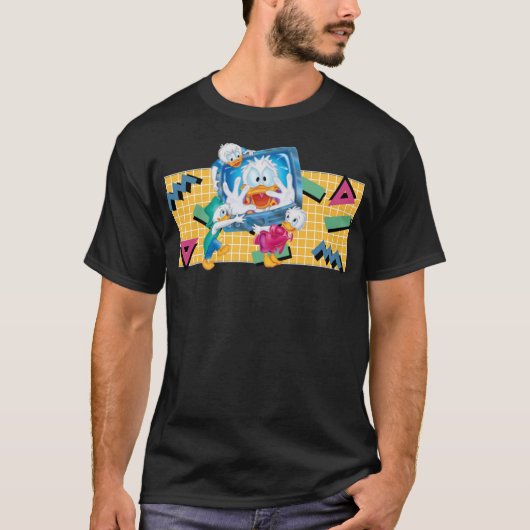 Quack Pack Retro T-shirt (Voorkant)