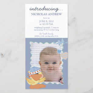 Quack Quack Baby Faire-part de naissance :: 01