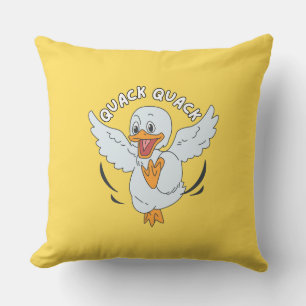 Quack Quack Joy - Cartoon Duck Jetez Oreiller