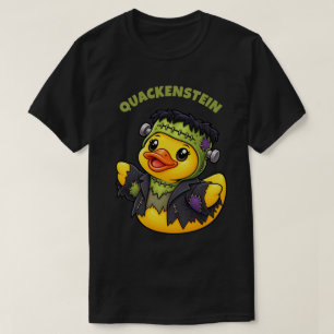 Quackenstein Monster Rubber Eend Halloween T-shirt