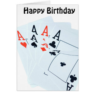 Quad Aces, Birthday Kaart