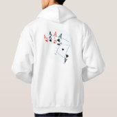 Quad Aces Poker Cards Pattern Hoodie (Achterkant)