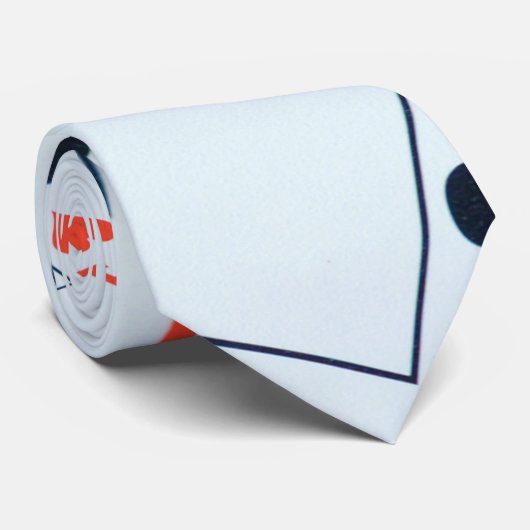 Quad Aces Poker Cards Pattern Stropdas (Opgerold)