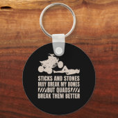 Quad Bike ATV Sleutelhanger (Voorkant)